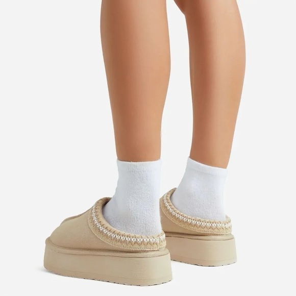 Ego Tazmin Aztec Platform Slipper - Sand NWOT - Picture 2 of 6